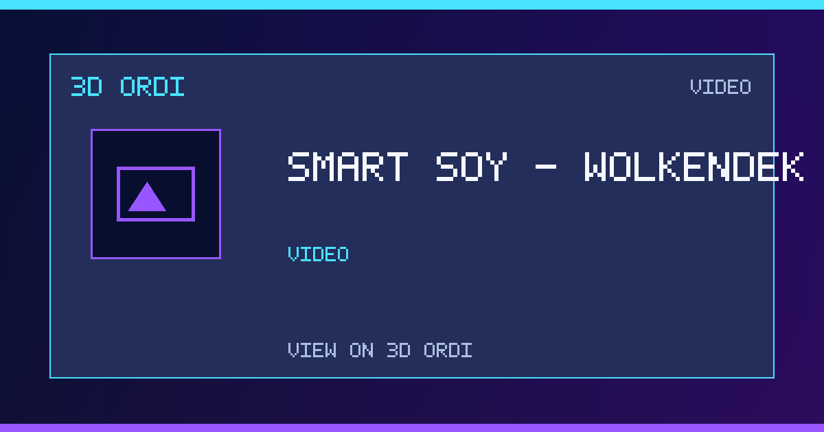 SMART SOY - WOLKENDEK | 3D Ordi