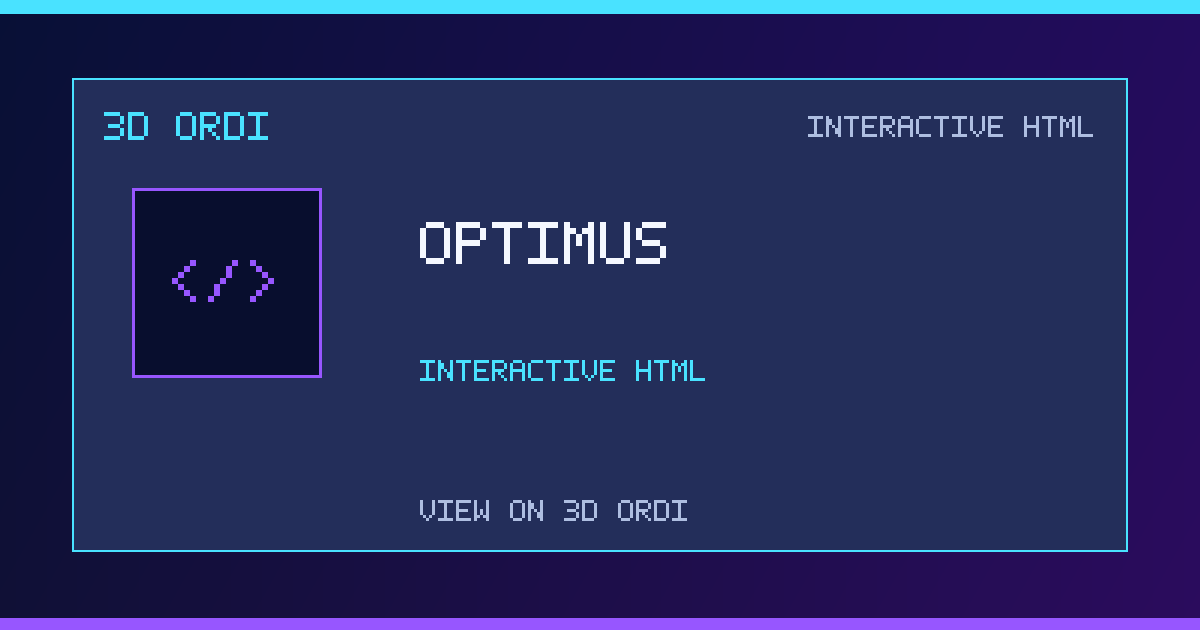 OPTiMUS | 3D Ordi
